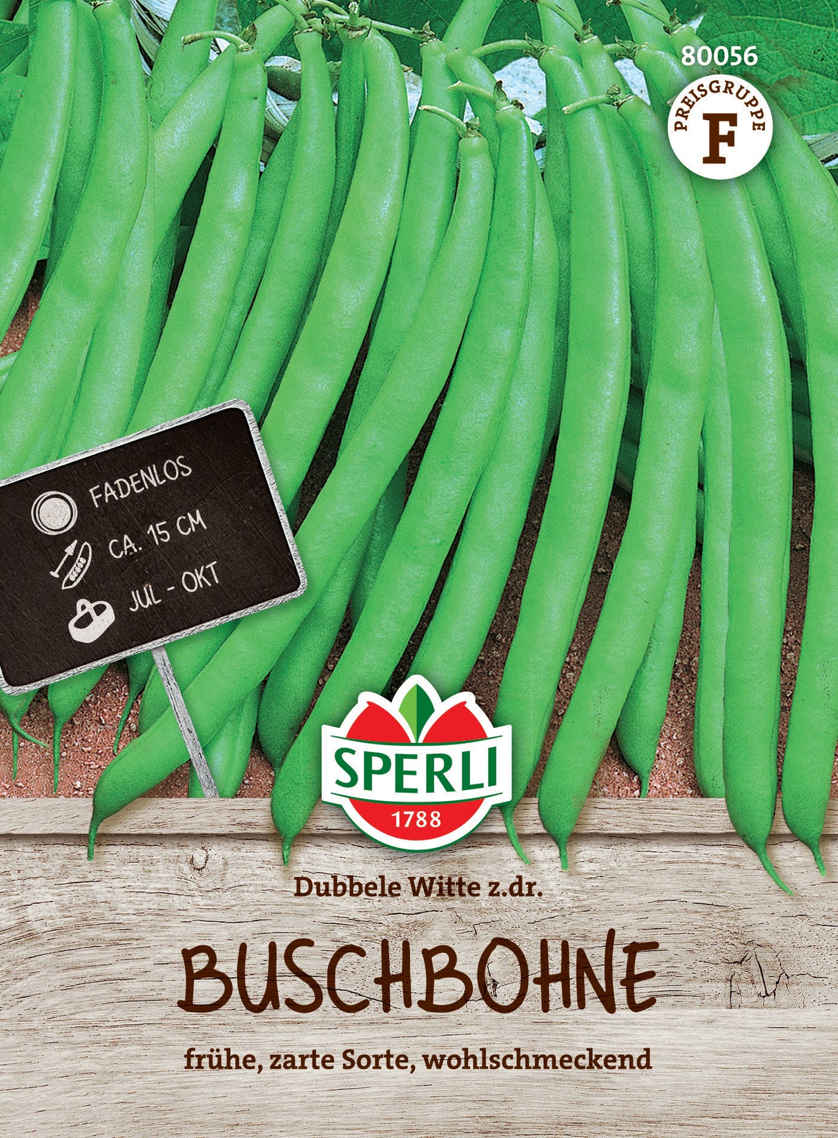 Seminte fasole pitica Dubbele Witte