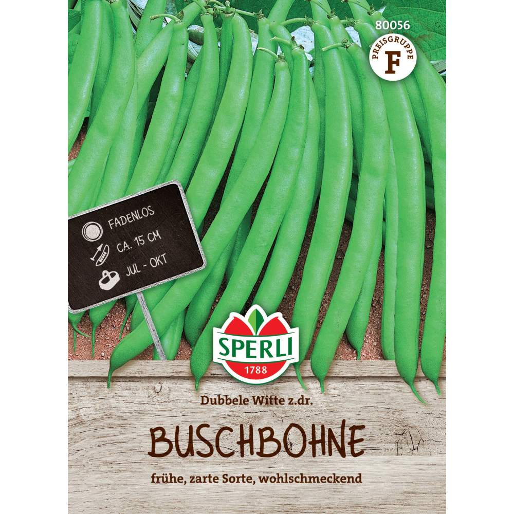 Seminte fasole pitica Dubbele Witte