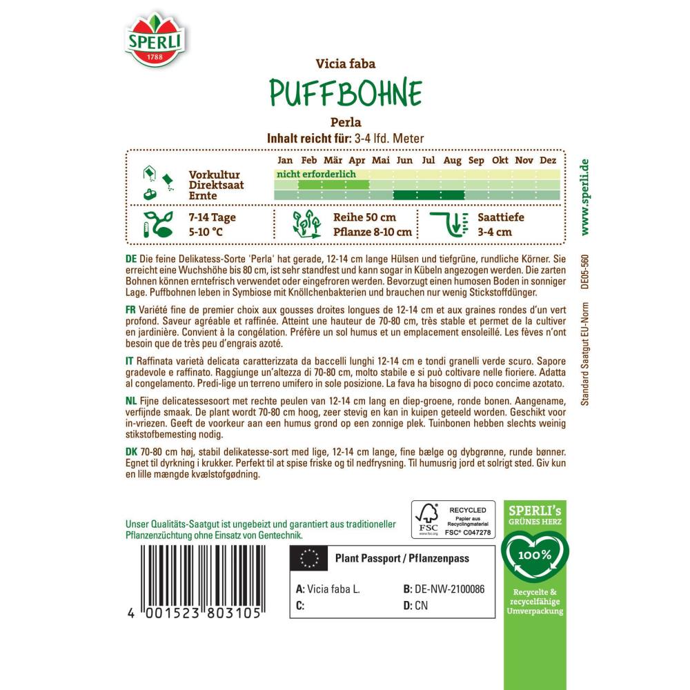 Seminte bob Perla sperli