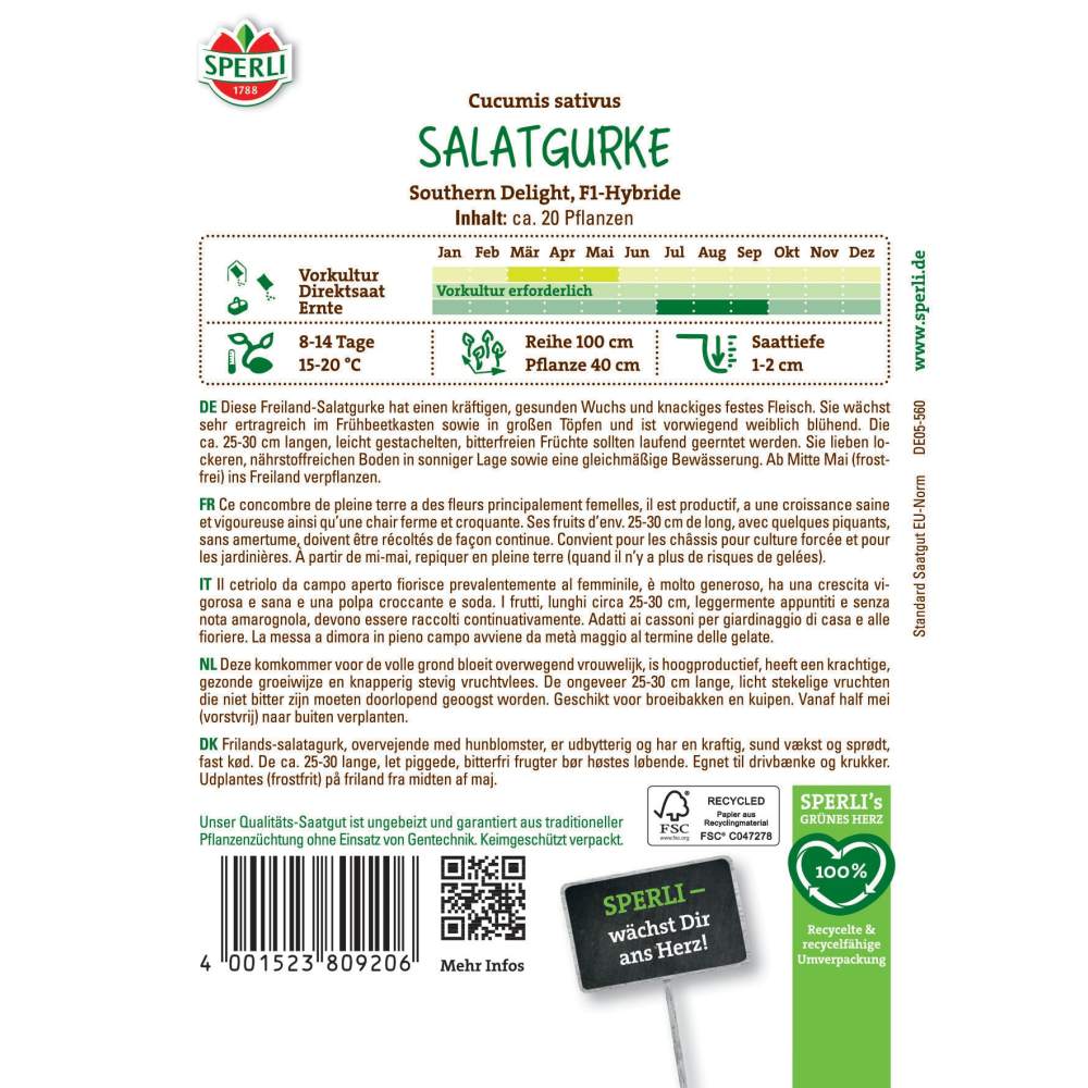 Seminte castraveti Southern Delight