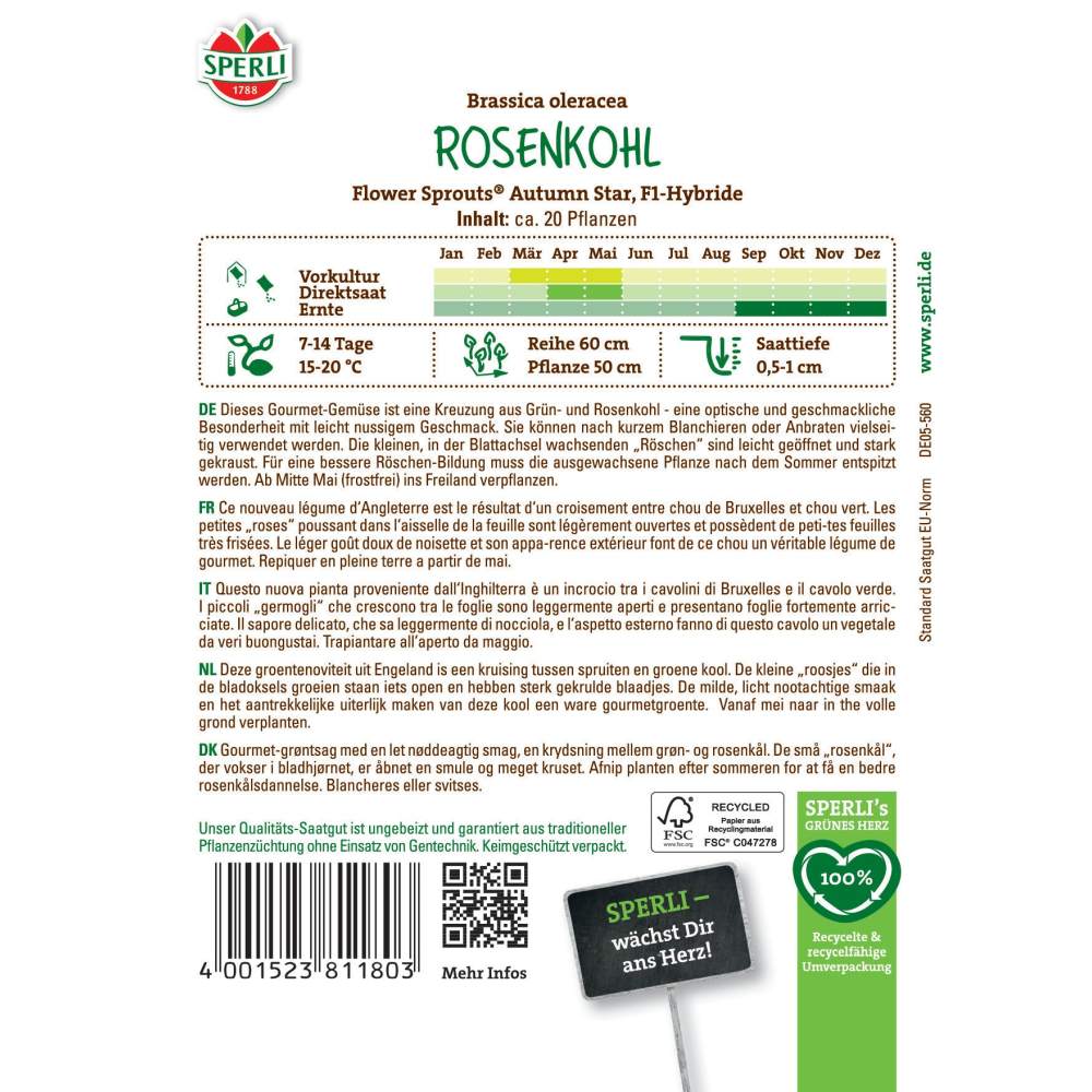 Seminte varza de Bruxelles Autumn Star