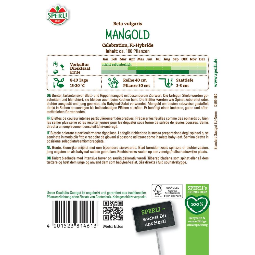 Seminte mangold Celebration