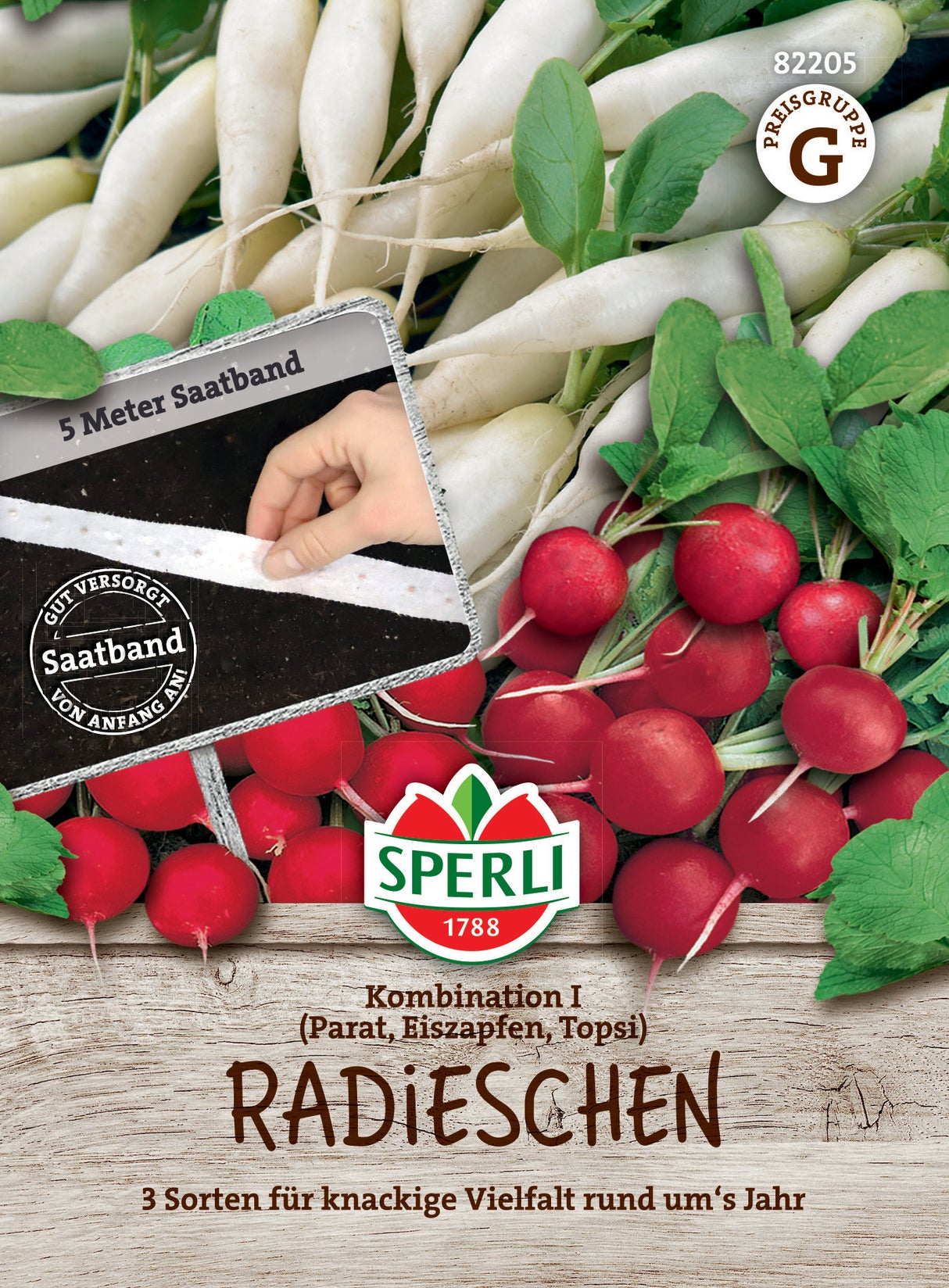 Seminte ridiche combinatie I cu banda