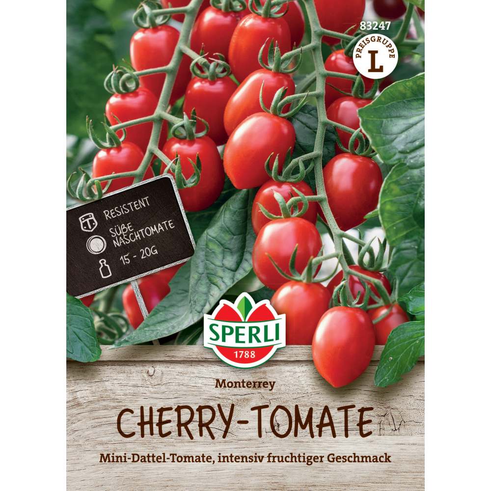 Seminte rosii cherry Monterrey F1 – productie bogata si gust dulce, 1 Bucata