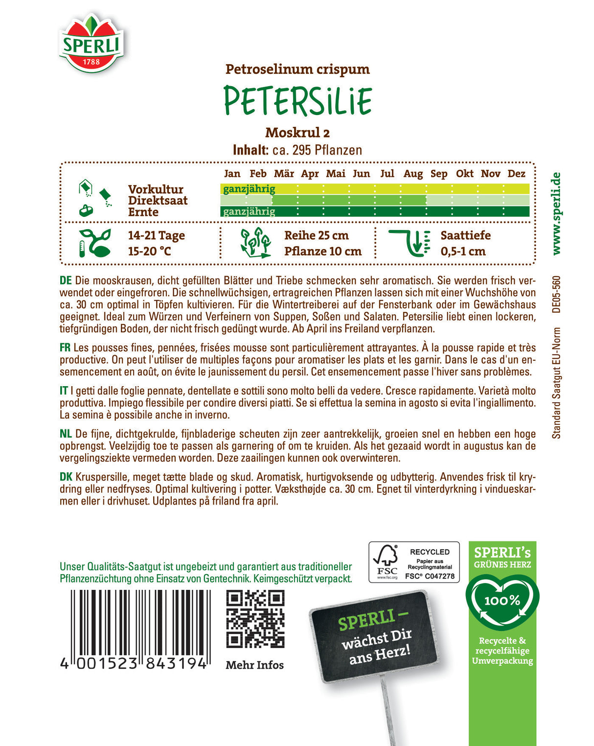 Seminte patrunjel Moskrul 2