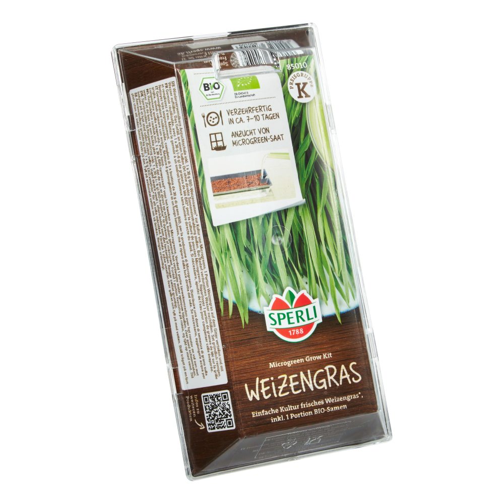 Kit Microgreens BIO – grau verde pentru detoxifiere, 1 Bucata, cu protectie germinatie