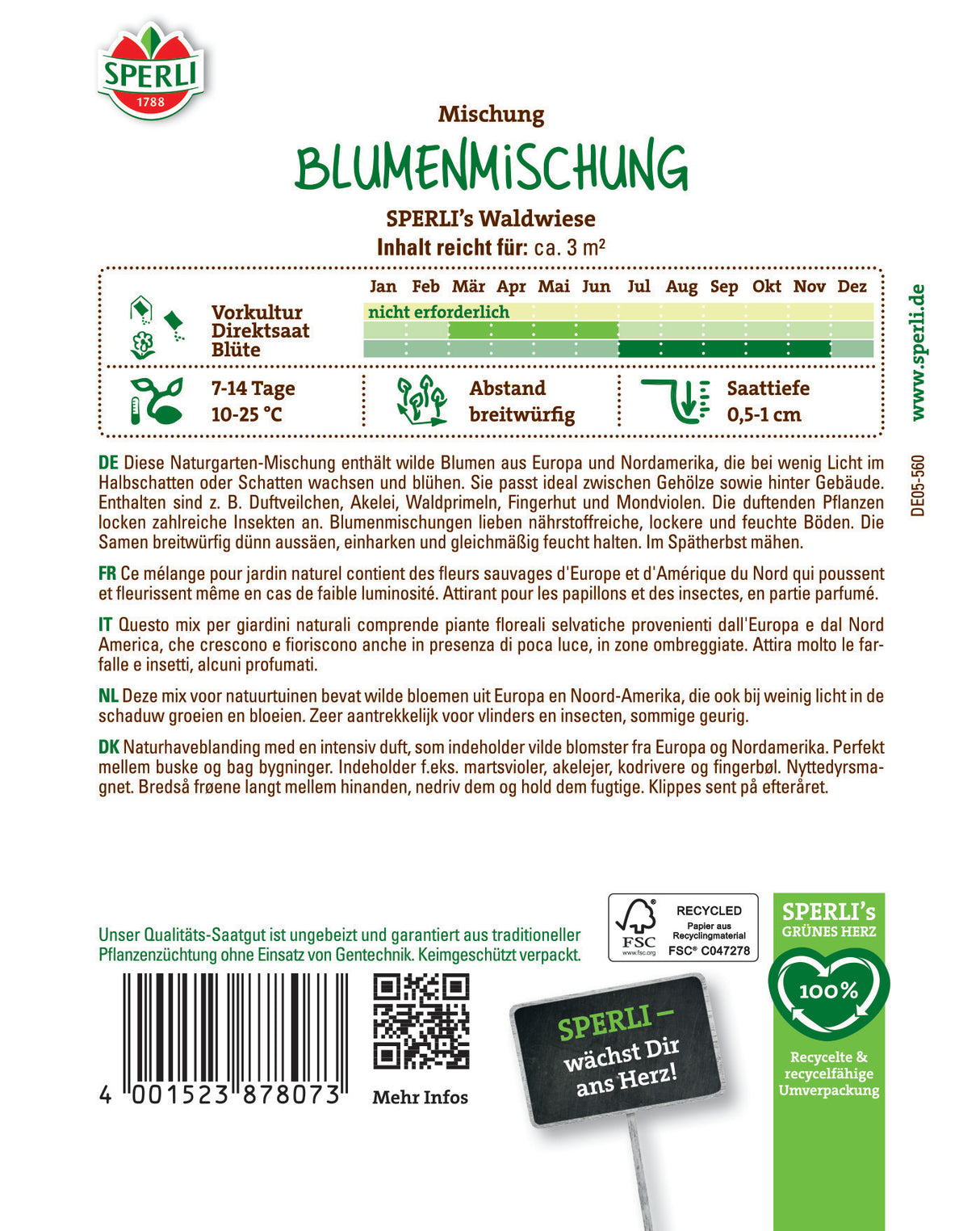 Amestec seminte flori