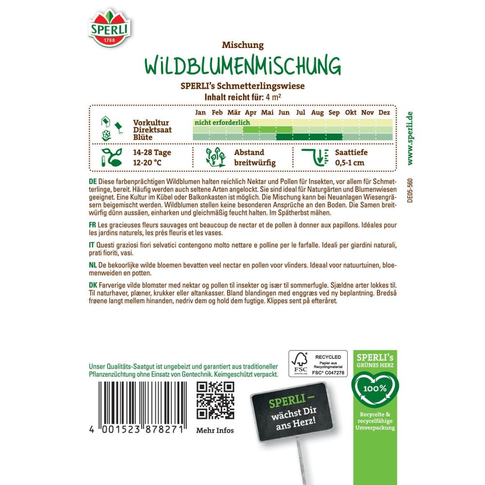 Mix flori pentru fluturi