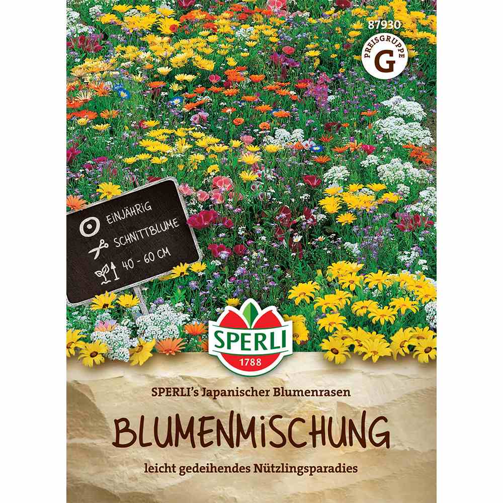 Seminte de gazon japonez cu flori – aspect natural si inflorit, ajunge pentru 4 m²