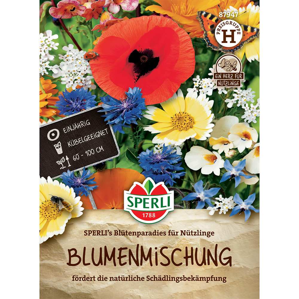 Seminte de flori pentru insecte benefice – sustin biodiversitatea, ajunge pentru 2 m²