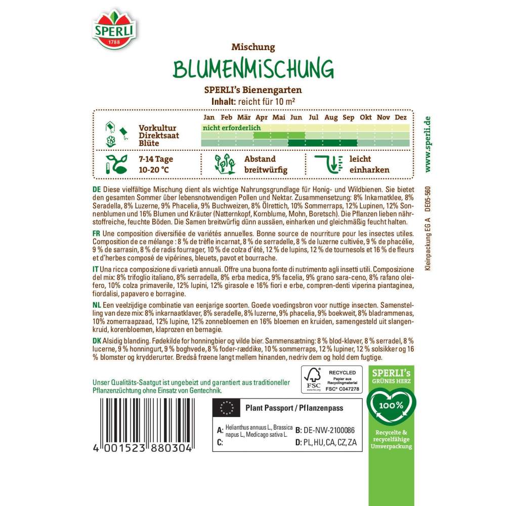 Seminte pentru gradina albinelor