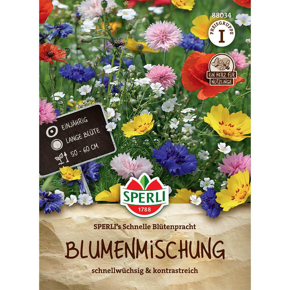 Seminte de flori cu inflorire rapida – culoare intensa in timp scurt, ajunge pentru 5 m²