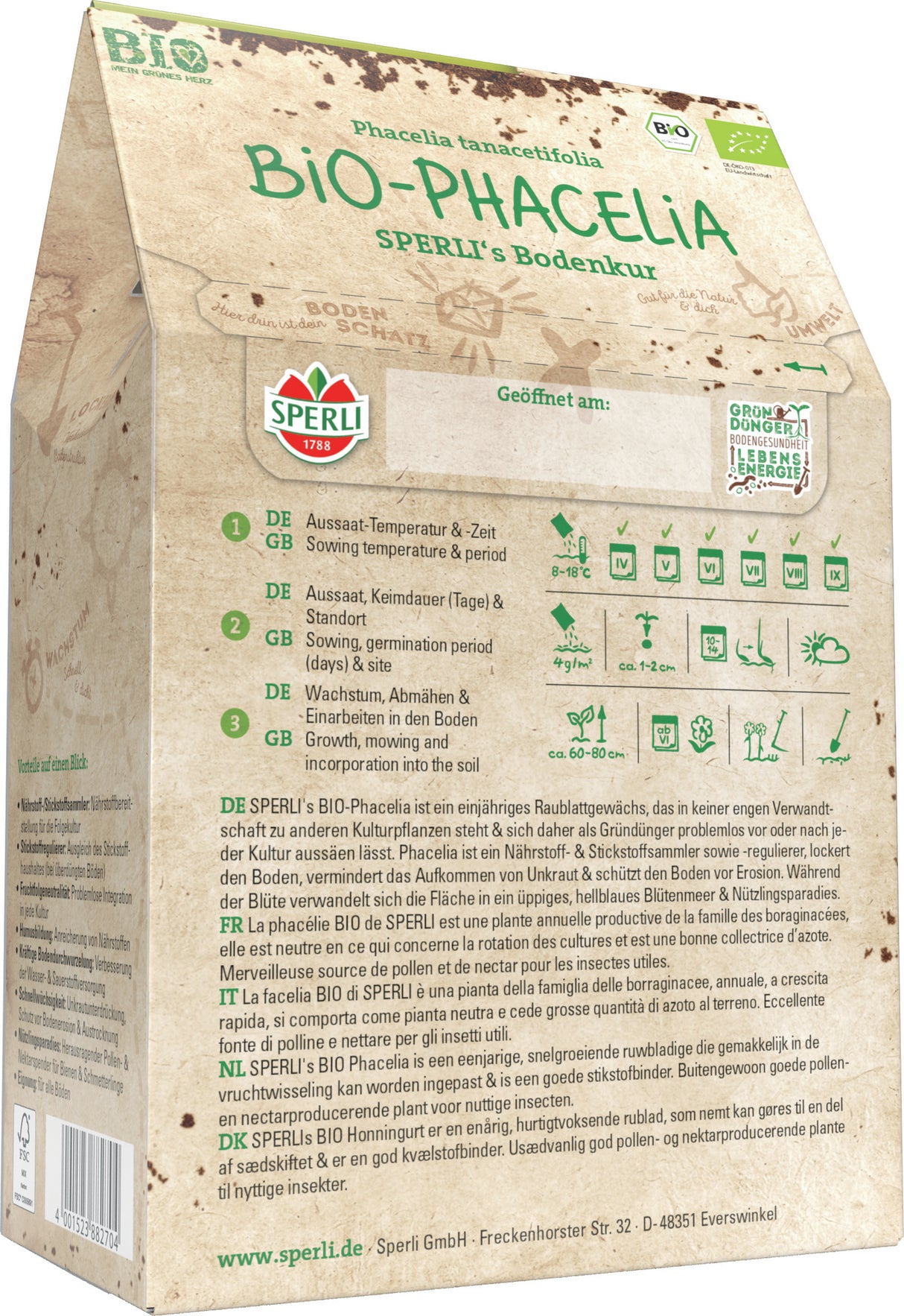 Amendament sol BIO Phacelia