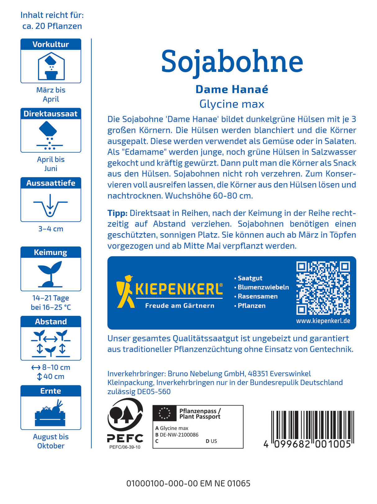 seminte soia dame hanae