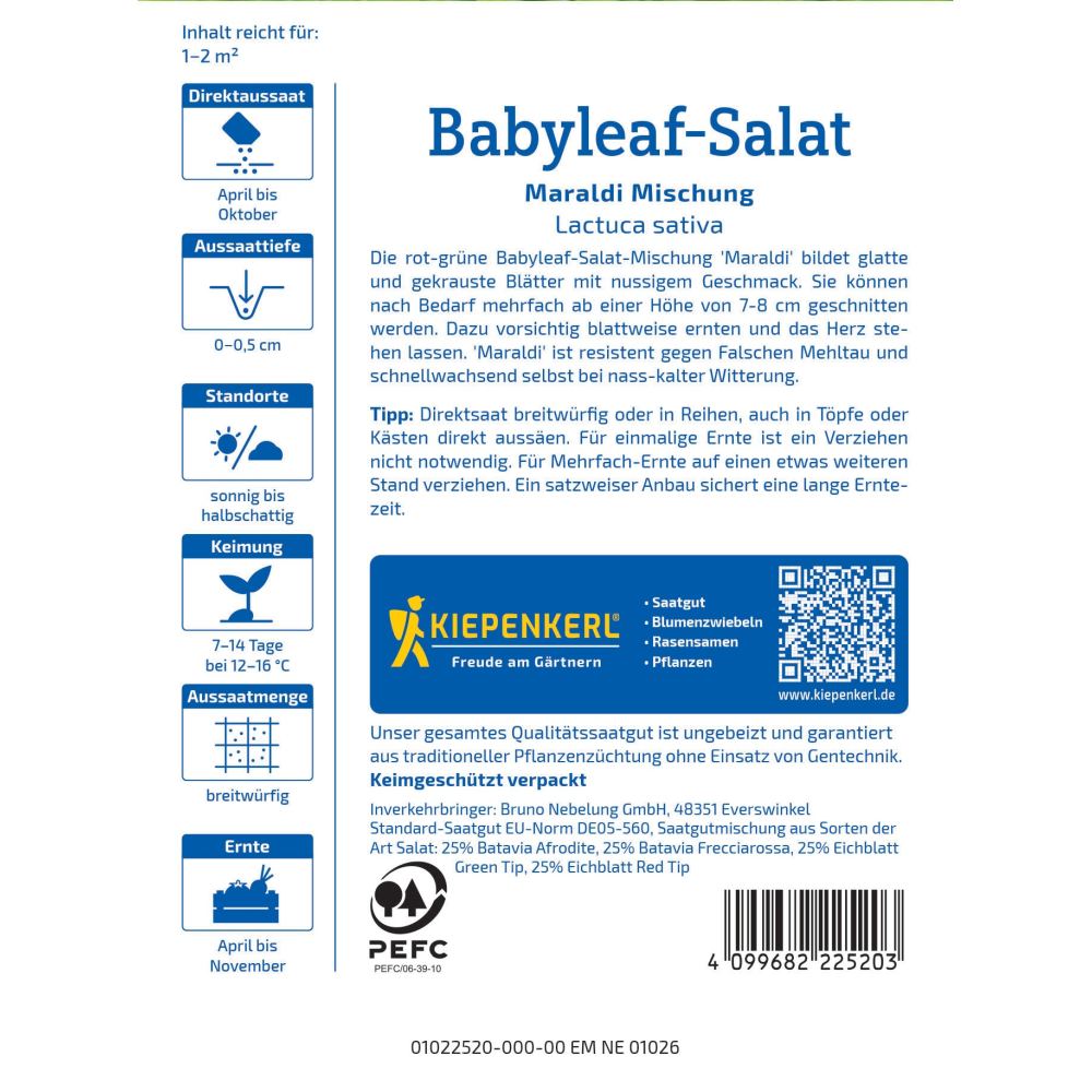 seminte salata babyleaf mix maraldi