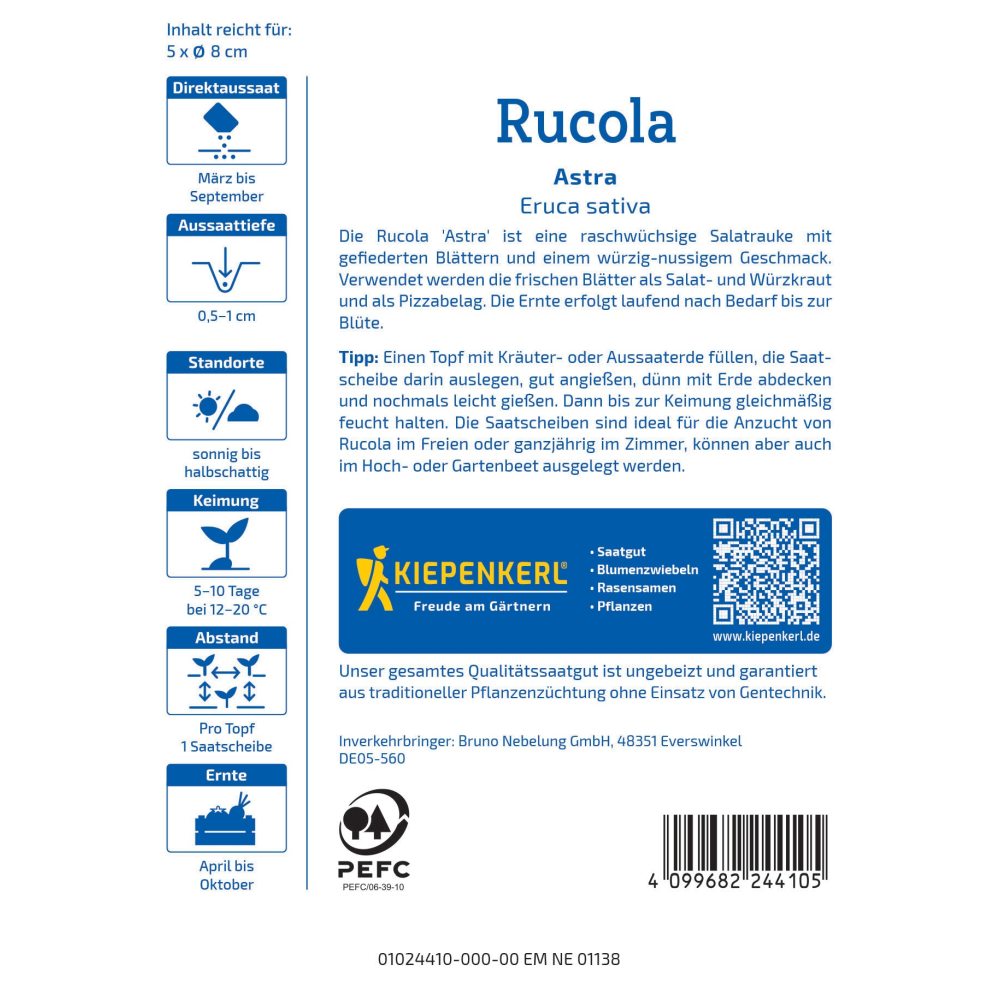 seminte rucola astra