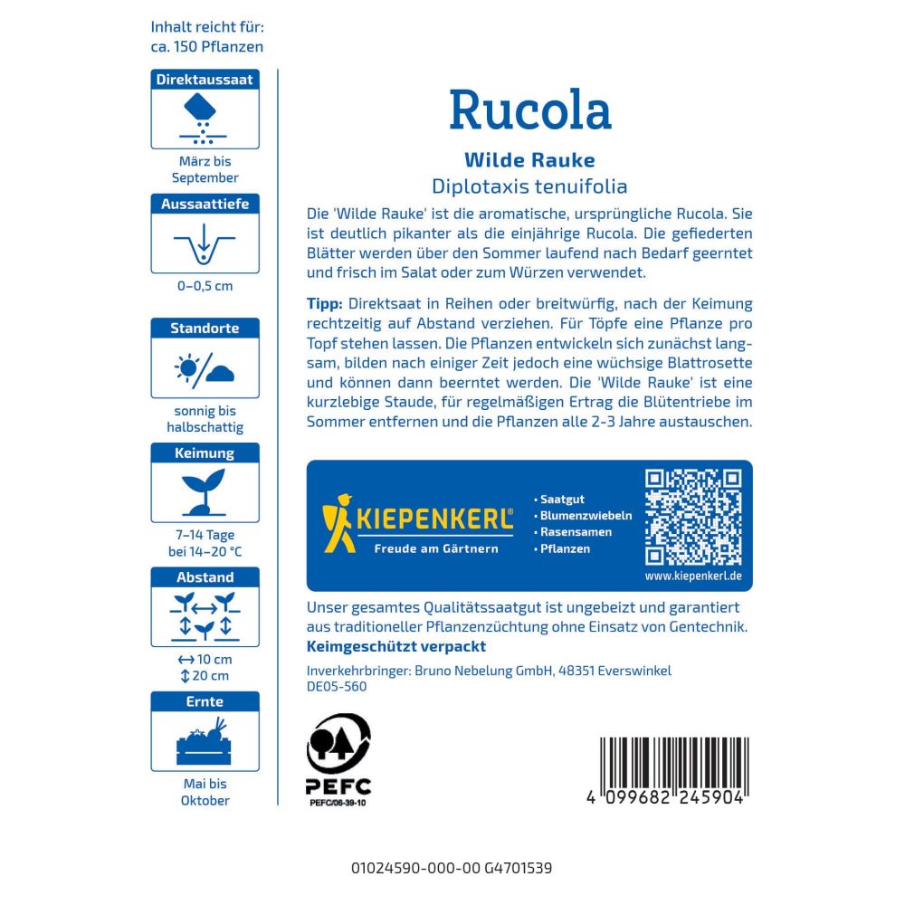 seminte rucola salbatica