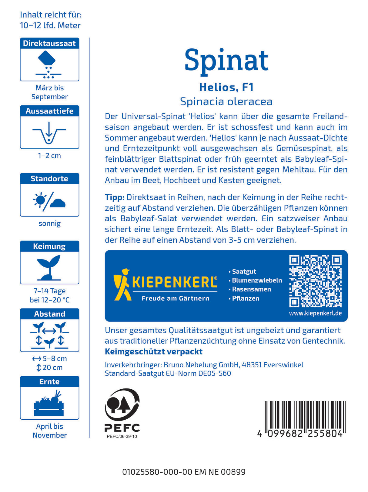 seminte spanac helios