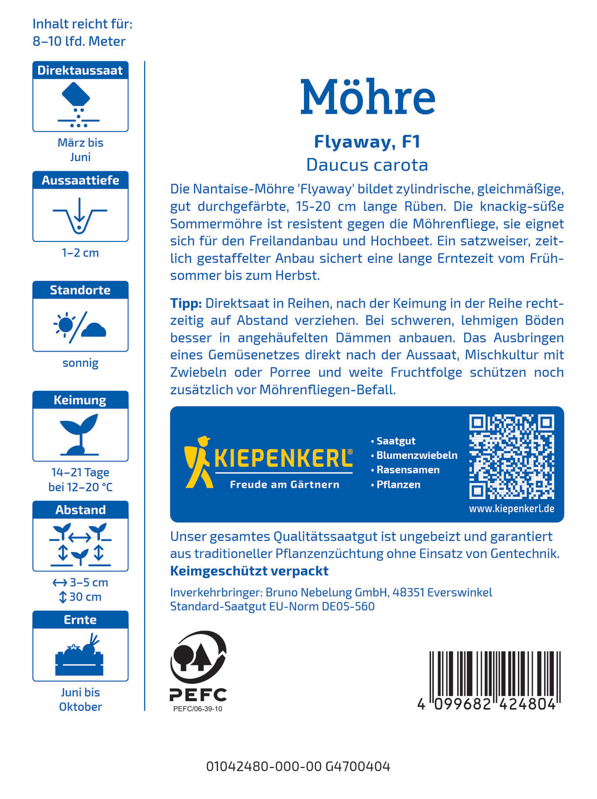 seminte morcov flyaway