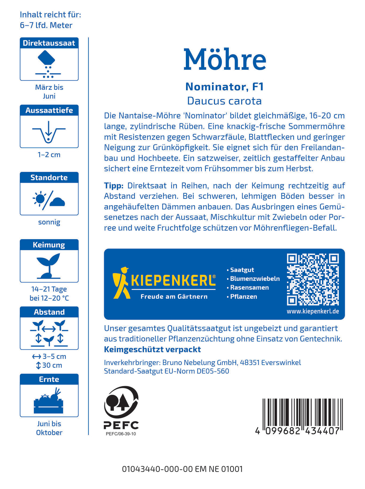 seminte morcov nominator