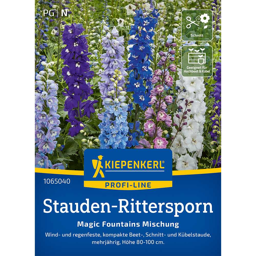 Seminte de delphinium Magic Fountains – amestec elegant, ajunge pentru 35 Plante
