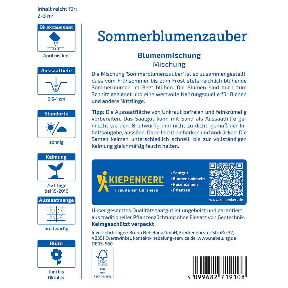 Seminte de flori Vraja de vara – amestec fermecator, ajunge pentru 2 - 3 m²