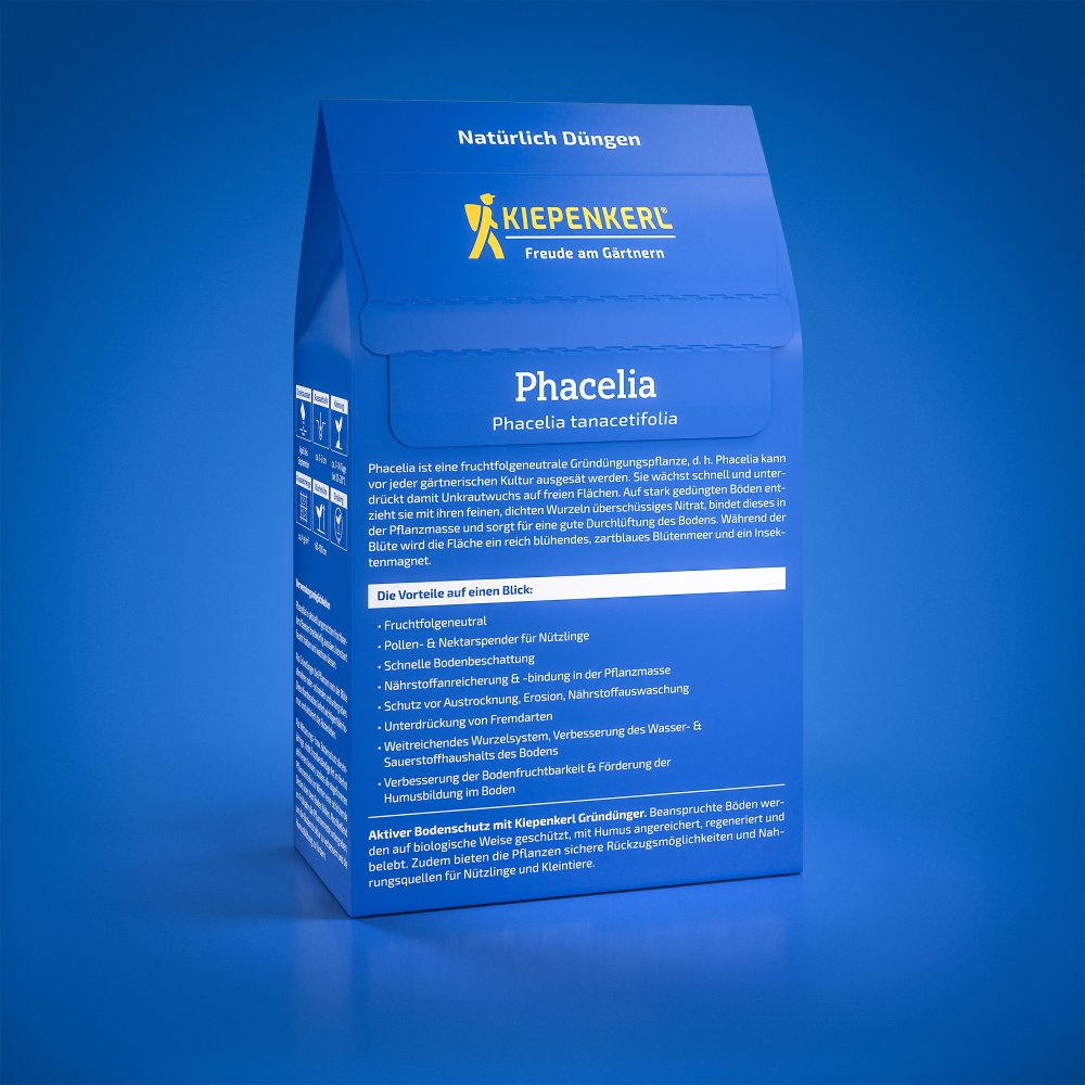 Seminte de facelia – 0,4 kg, melifer si acoperire verde, ajunge pentru 100 m²