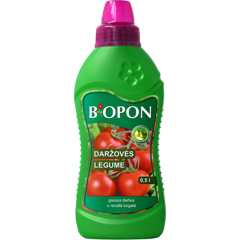 Ingrasamant lichid BIOPON pentru legume, productie mare si gust intens, 500 ml