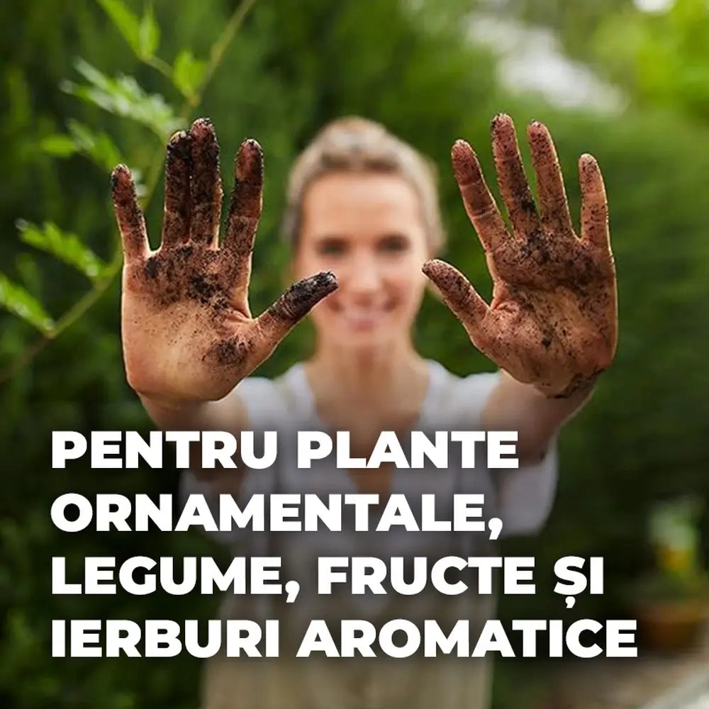 Pamant universal organic Compo pentru plante de interior legume fructe si ierburi aromatice 7.5 litri fara turba