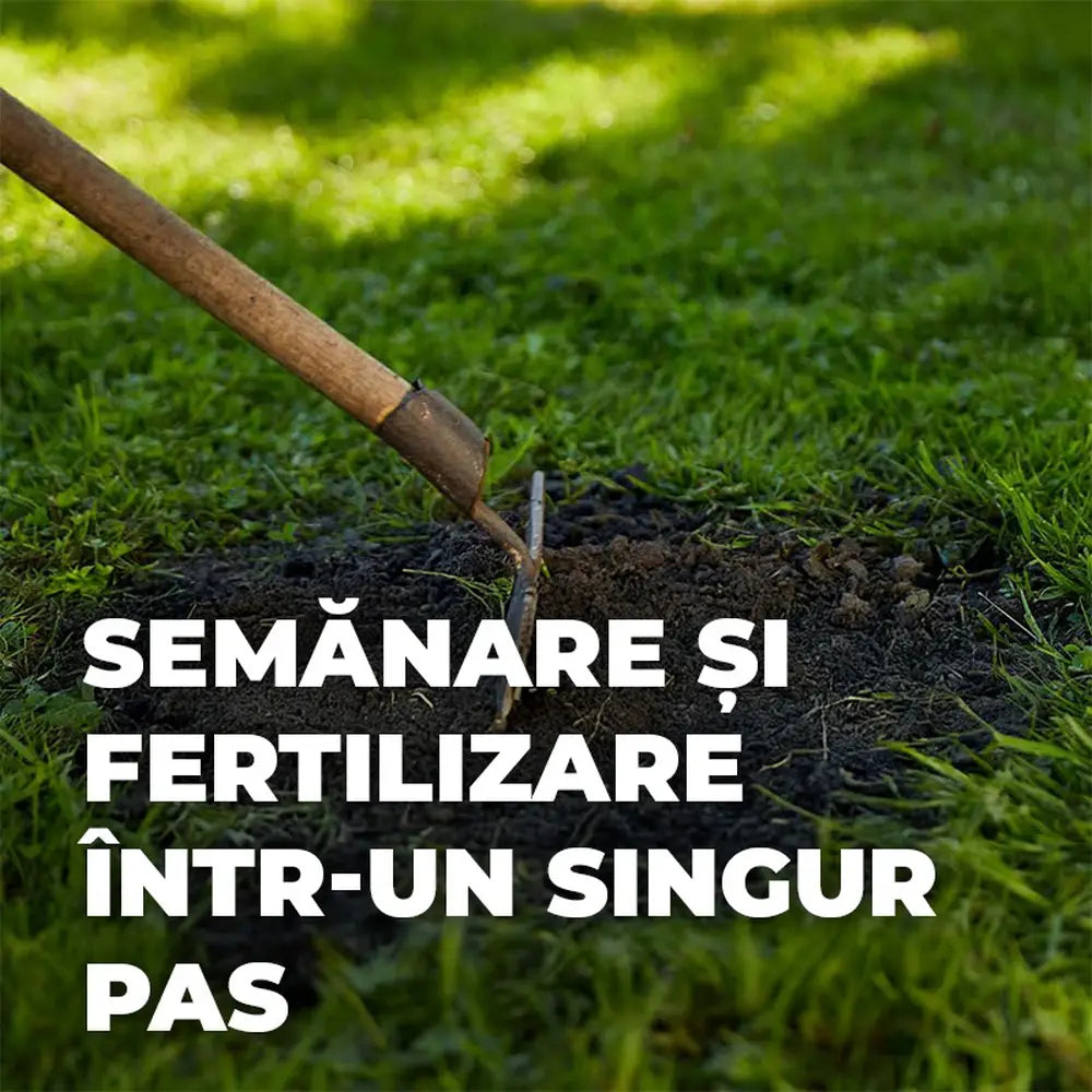 Compo Saat amestec 2in1 pentru insamantare gazon si fertilizare – 1.2 kg pentru 50 mp