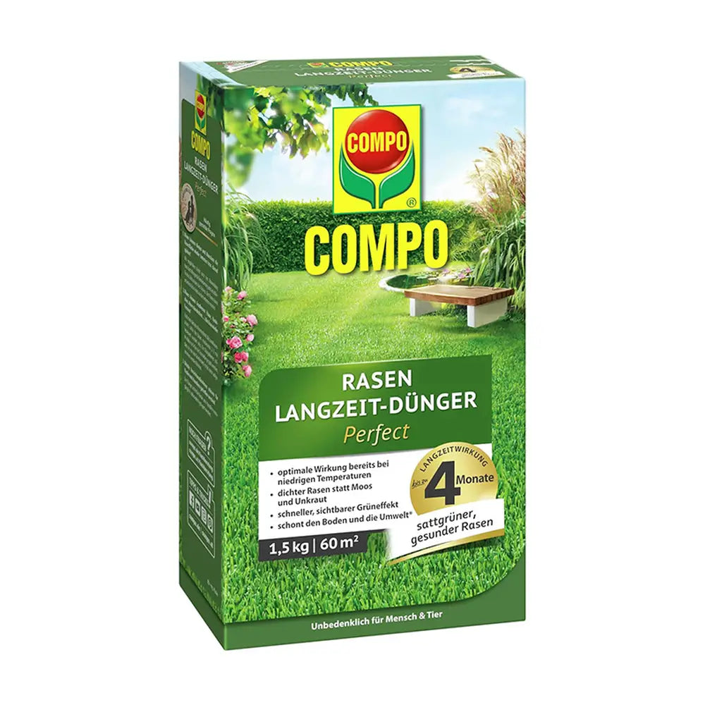 Ingrasamant gazon Compo efect de lunga durată anti-muschi si buruieni 1.5 kg pentru 60 mp