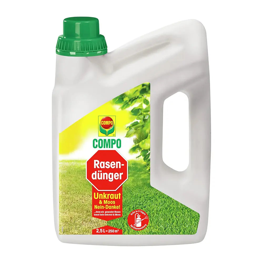 Ingrasamant lichid COMPO impotriva buruienilor si muschiului 2.5 L, efect rapid pentru gazon verde si sanatos