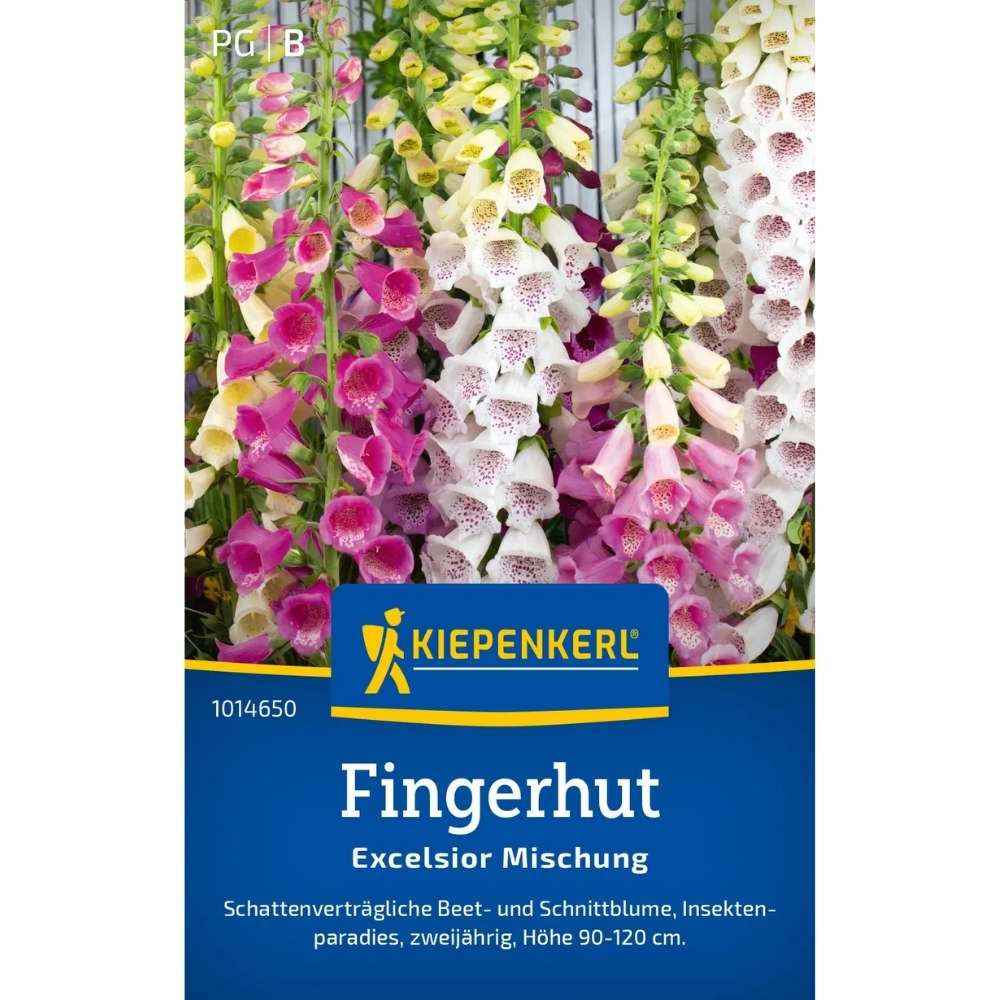 Seminte de degetar Excelsior – flori decorative inalte bienale, ajunge pentru 250 Plante