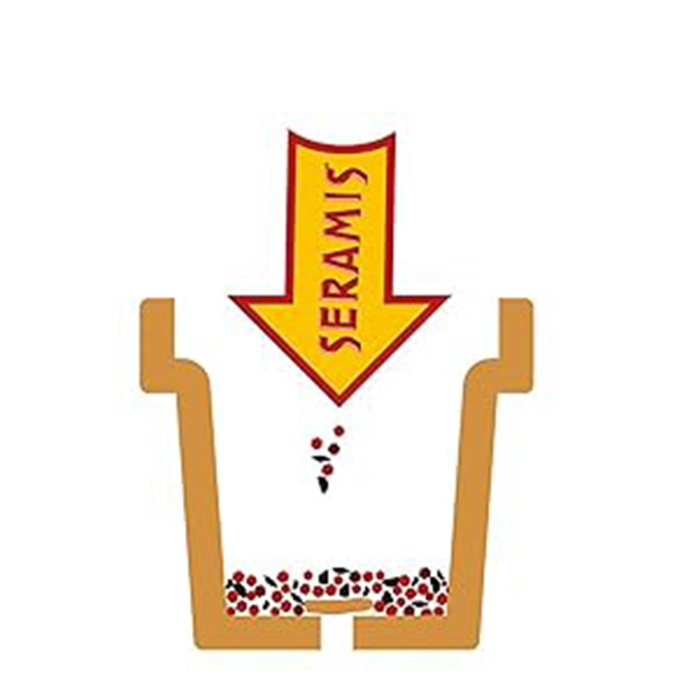 Substrat special pentru palmieri SERAMIS, granule din argila pentru inlocuire completa pamant ghiveci, drenaj optim si crestere sanatoasa, 15 l