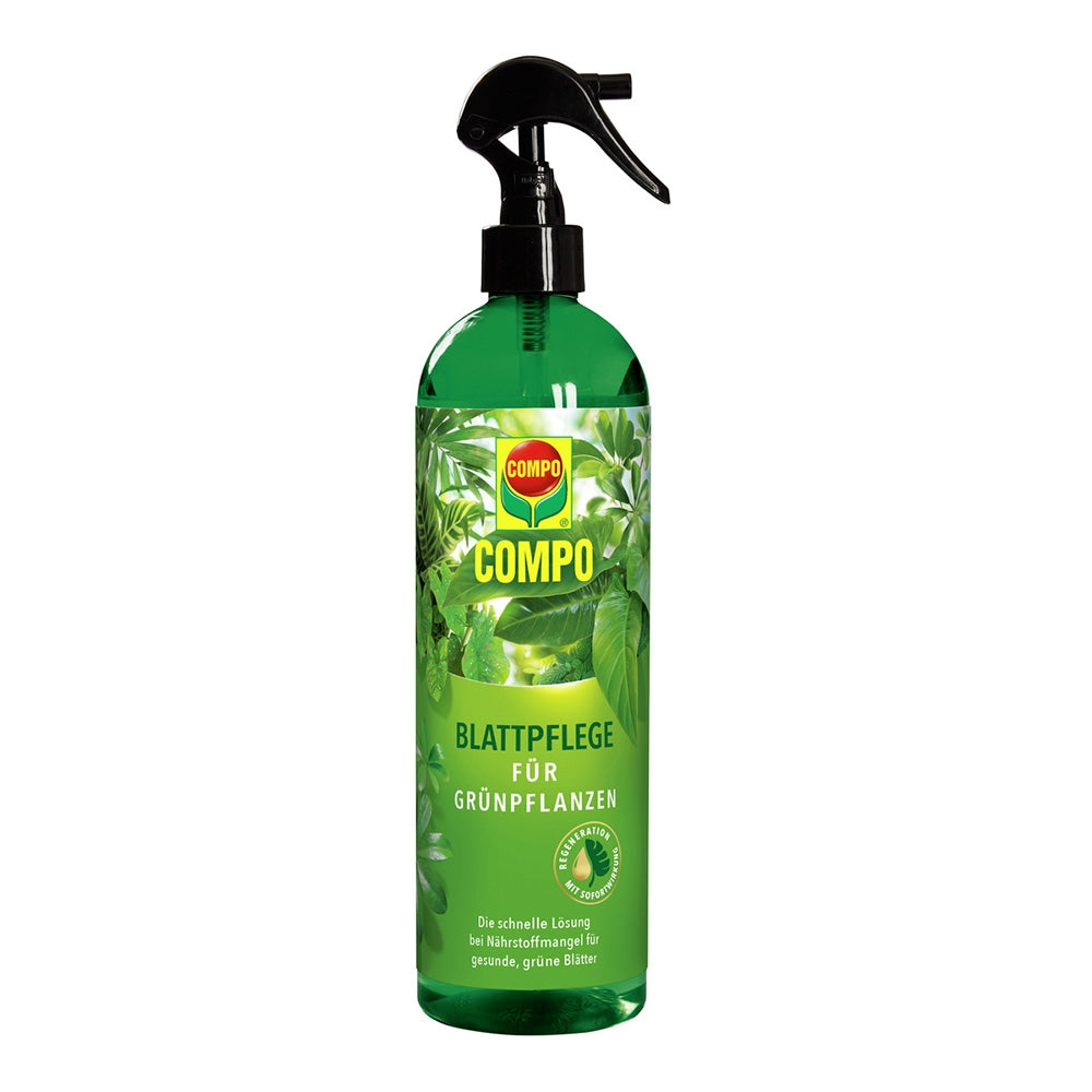 Ingrasamant Lichid pentru Ingrijirea Frunzelor Plantelor Verzi si Palmieri, 500 ml, Sticla cu Pulverizator, COMPO