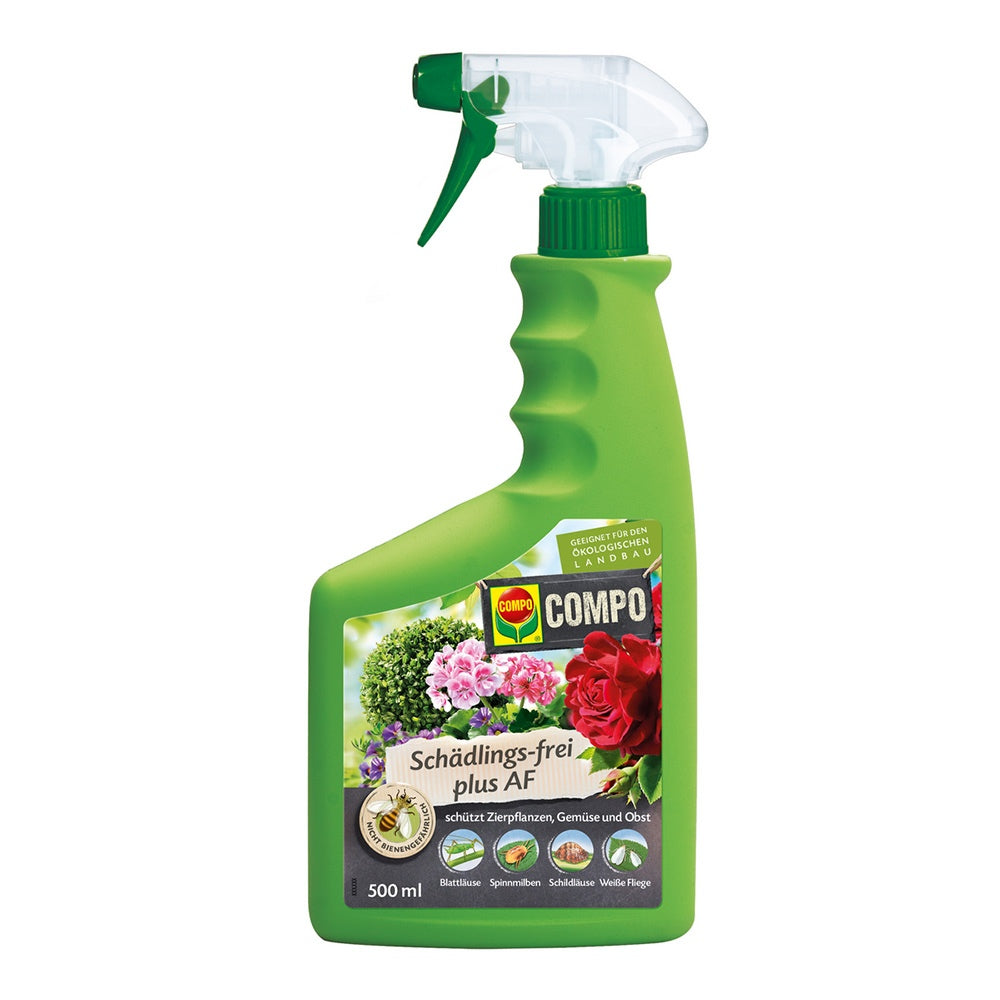 Spray insecticid COMPO Anti-daunatori Plus AF pentru plante ornamentale, legume si fructe, gata de utilizare, 500 ml