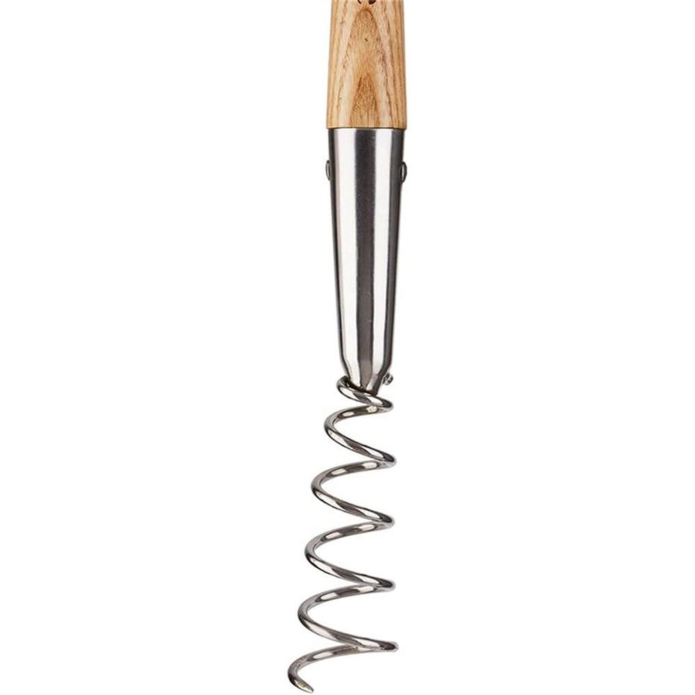 Extractor papadie KENT & STOWE din otel inoxidabil, unealta pentru indepartare buruieni cu radacina pivotanta, maner din lemn de frasin, 38 cm