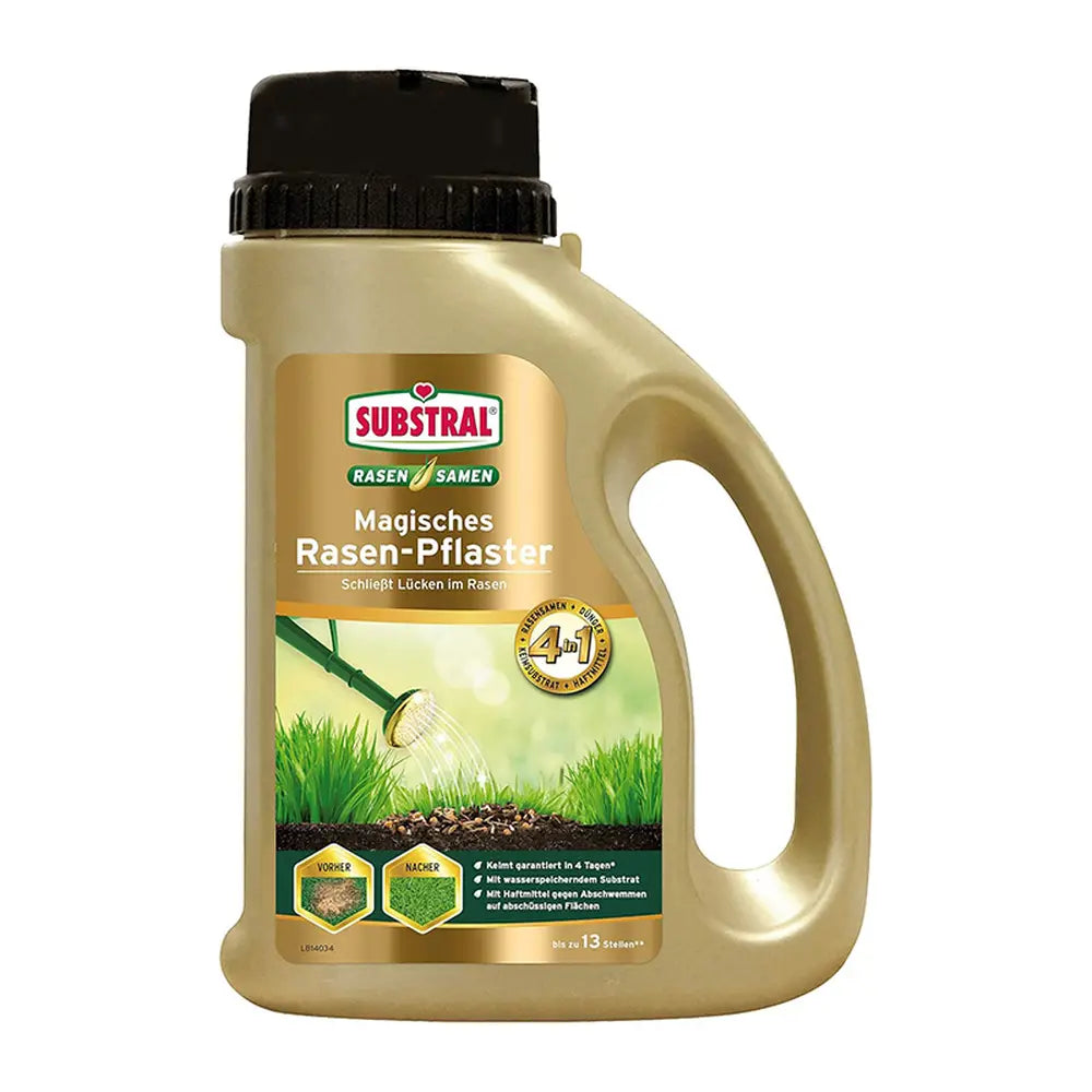 Reparare gazon Substral Plastura Magica 3 in 1 cu seminte gazon substrat si ingrasamant 1 kg pentru zone goale