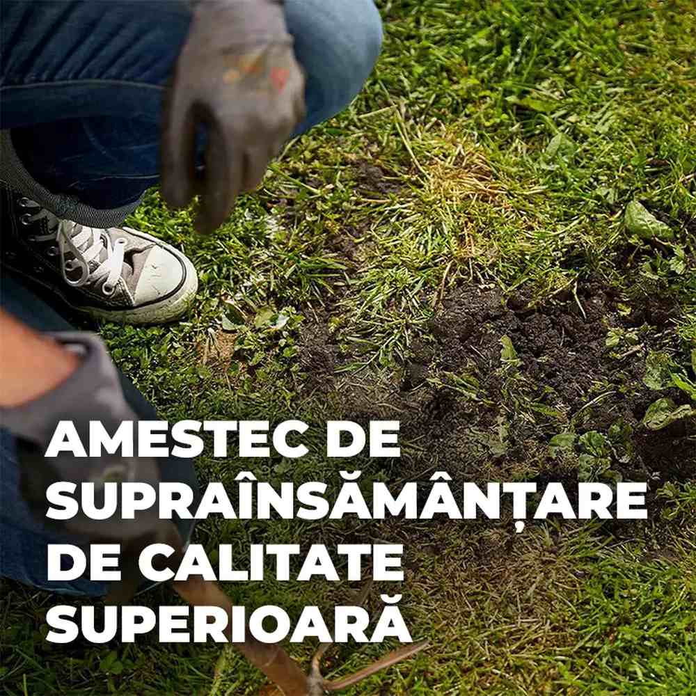 Compo seminte regenerare gazon cu accelerare germinare, 2 kg pentru 100 mp