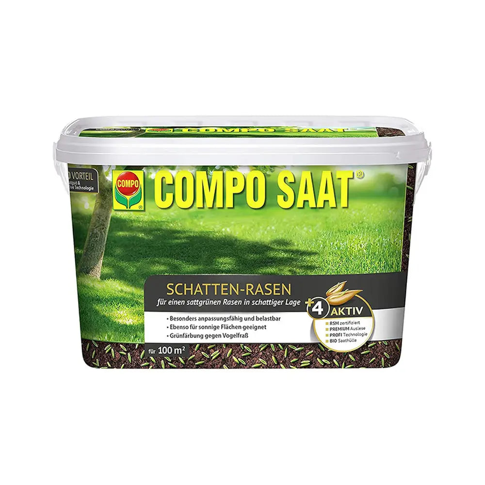 Compo seminte gazon pentru umbra densa, 2 kg pentru 100 mp – amestec profesional pentru zone umbrite si insorite