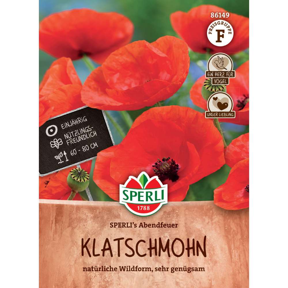 Seminte mac SPERLI Abendfeuer – inflorire spectaculoasa de seara