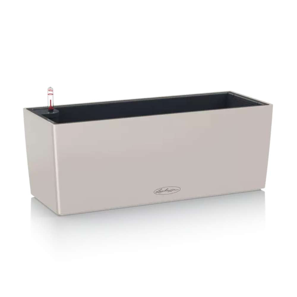 Ghiveci Auto-Irigant Lechuza Balconera Color 50, 8 l, bej mat, sistem de autoirigare, insert detasabil, strat de drenaj