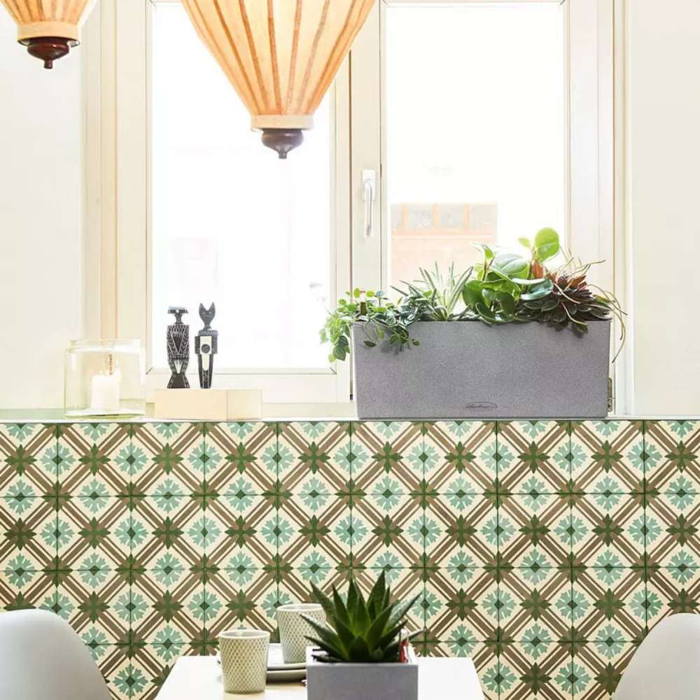 Ghiveci Auto-Irigant Lechuza Balconera Stone 50, 8 l, efect de piatra alba, sistem de autoirigare, insert detasabil, strat de drenaj