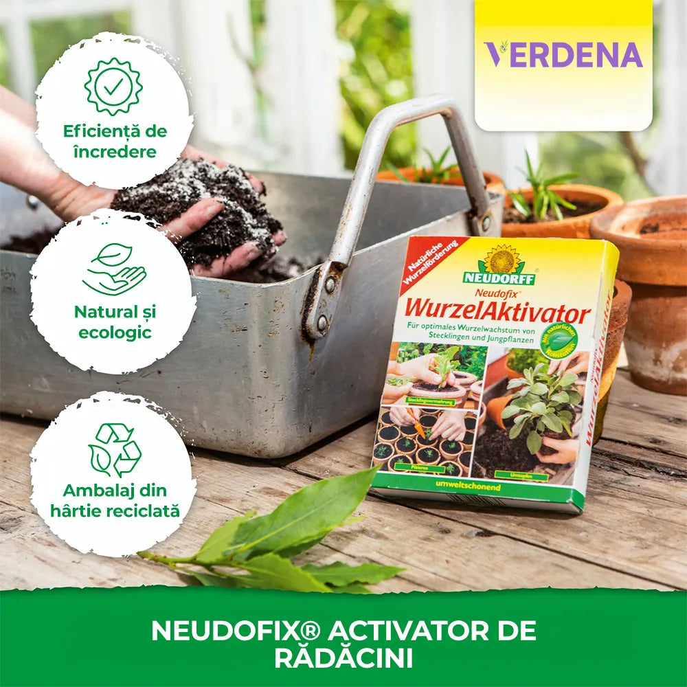 Biostimulator de inradacinare Neudorff, activator natural radacini, pentru butasi si plante tinere - 40 g