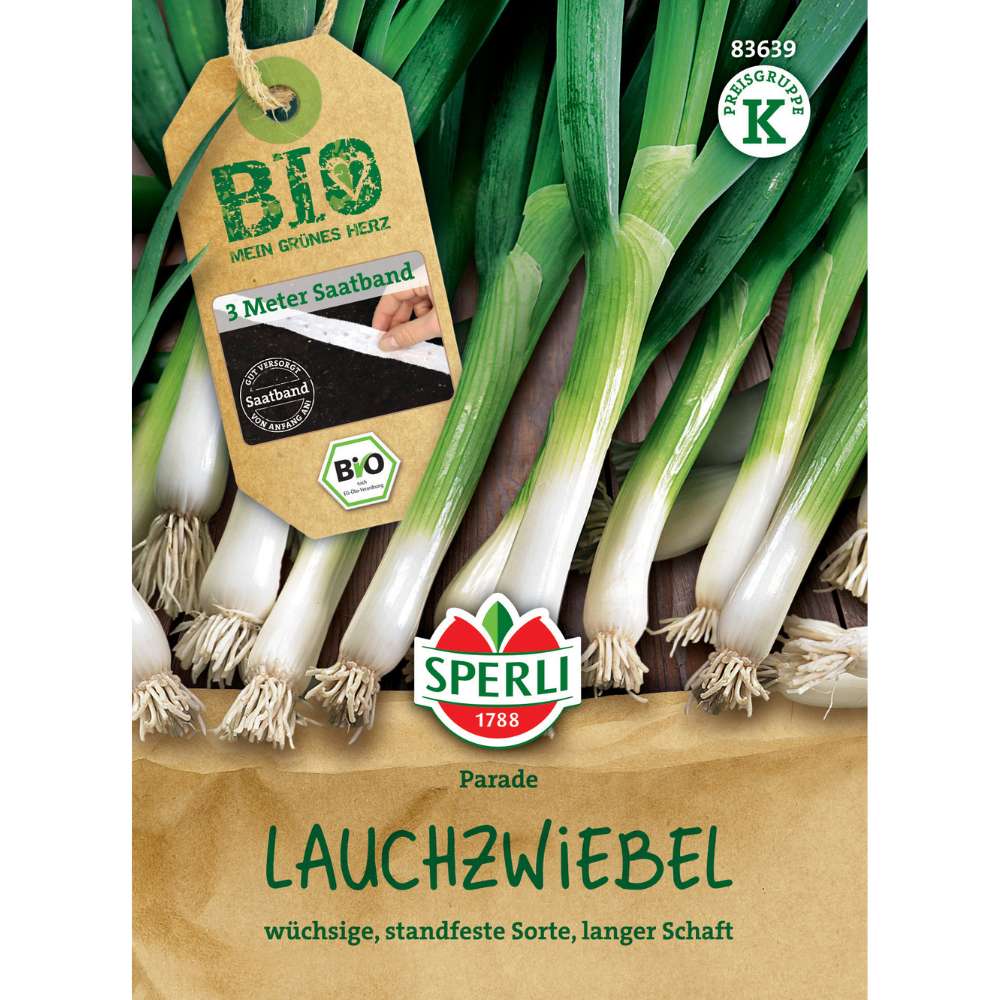 Seminte BIO ceapa verde cu banda – crestere rapida si usoara, 5 m