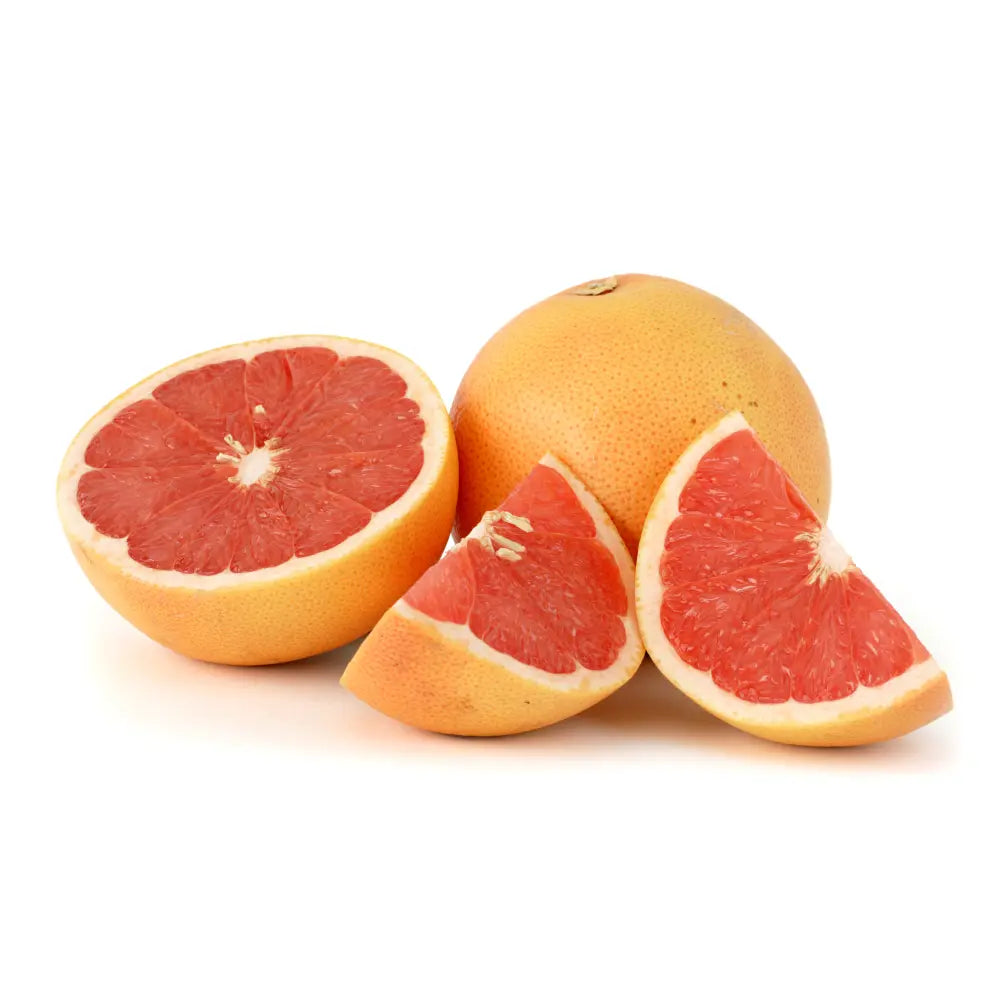 Grepfrut Pompelmo Rosa (Citrus paradisi) cu fructe roz-portocalii acrisoare, an 2 pe rod