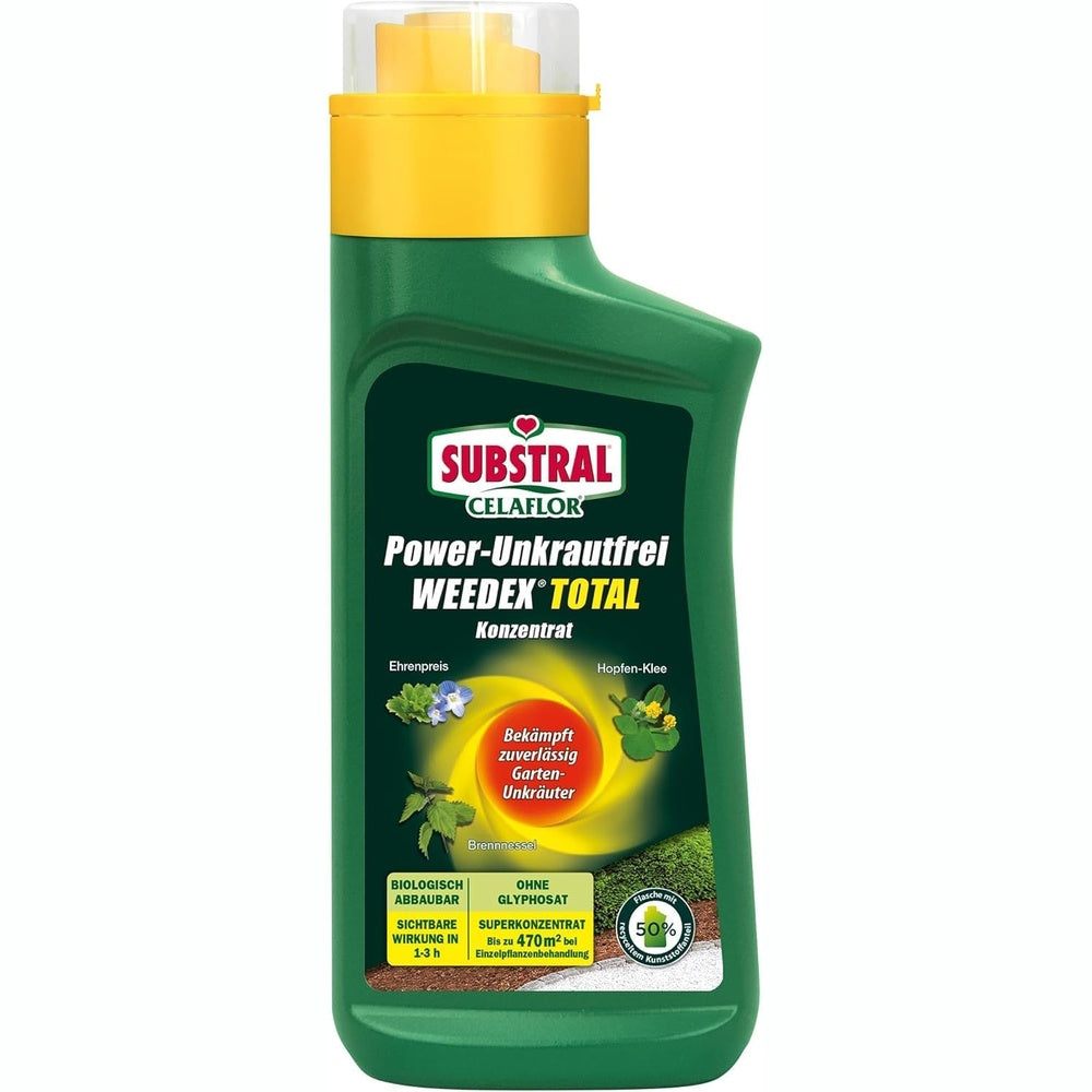 Erbicid Concentrat Substral Celaflor Power Weedex pentru Controlul Buruienilor, 380 ml pentru pentru 165 m²