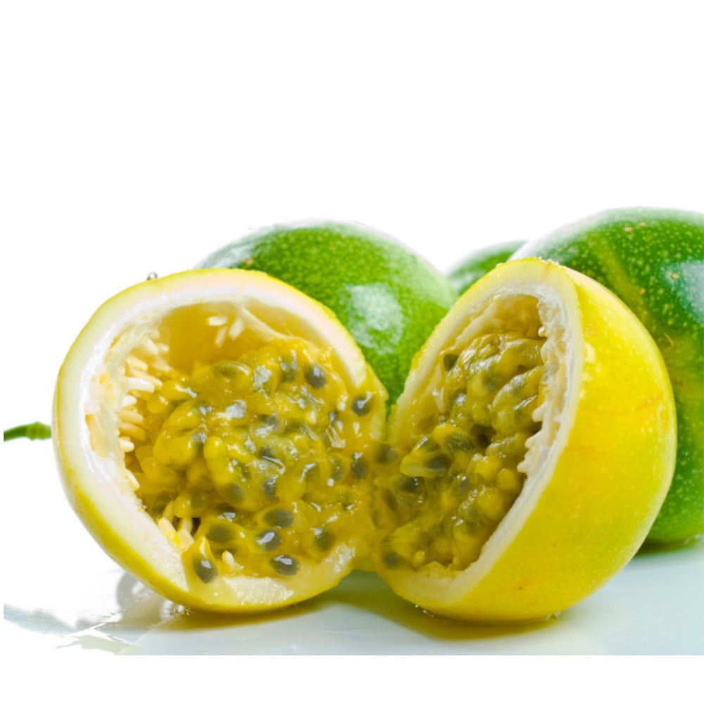 Fructul pasiunii galben (Passiflora edulis Fo edulis), aroma tropicala delicioasa, ideal pentru sucuri si deserturi