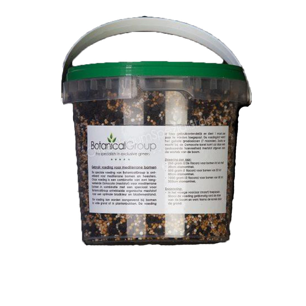 Inrasamant granule cu eliberare lenta 7 luni pentru maslini si pomi mediteraneeni, pentru frunze sanatoase si sol fertil – 500g