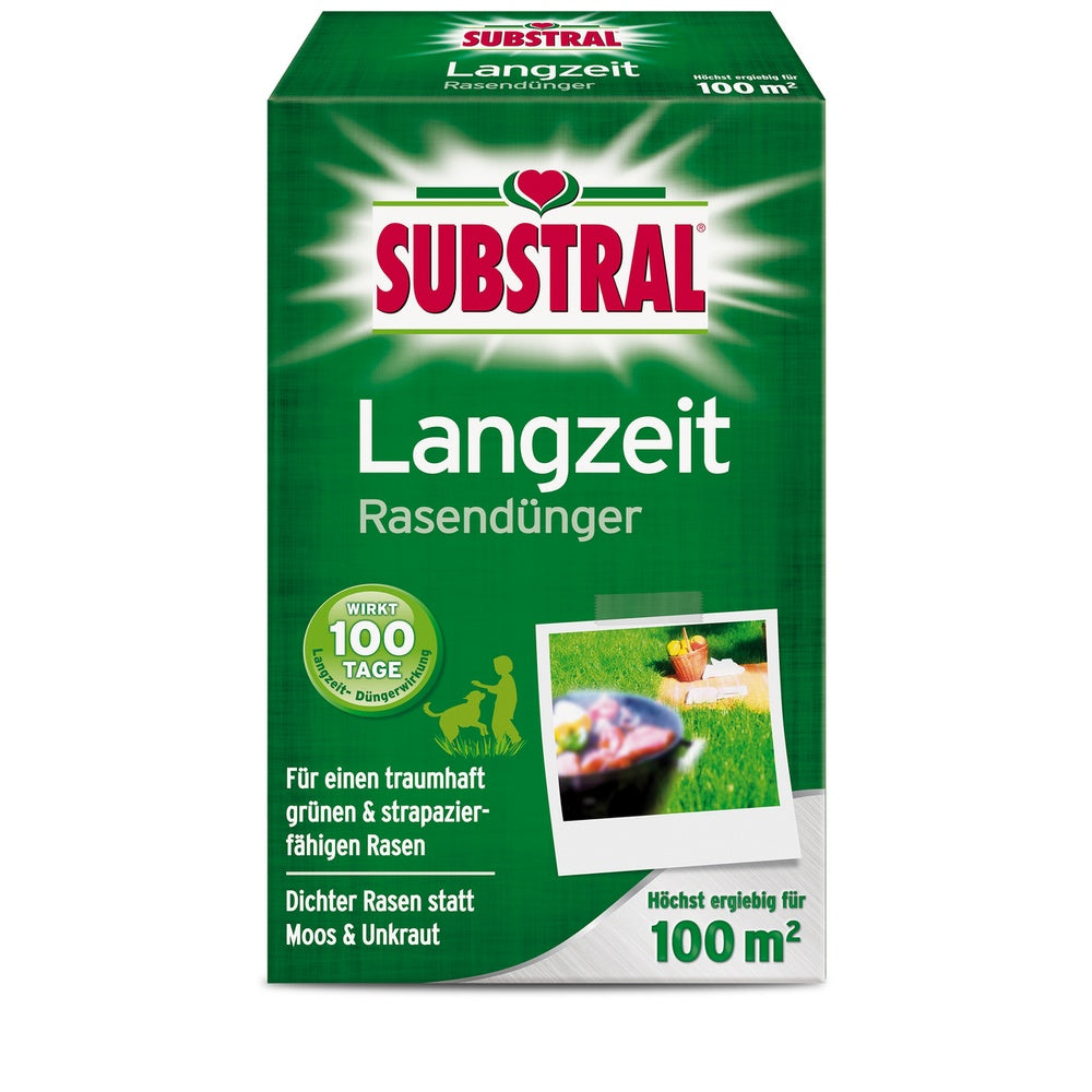 Ingrasamant Premium SUBSTRAL pentru Gazon 2 kg - Efect Verde 100 Zile, pentru 100 mp